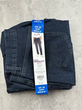 Gloria Vanderbilt Ladies Amanda Classic High Rise Slimming Jeans 10 29” inseam
